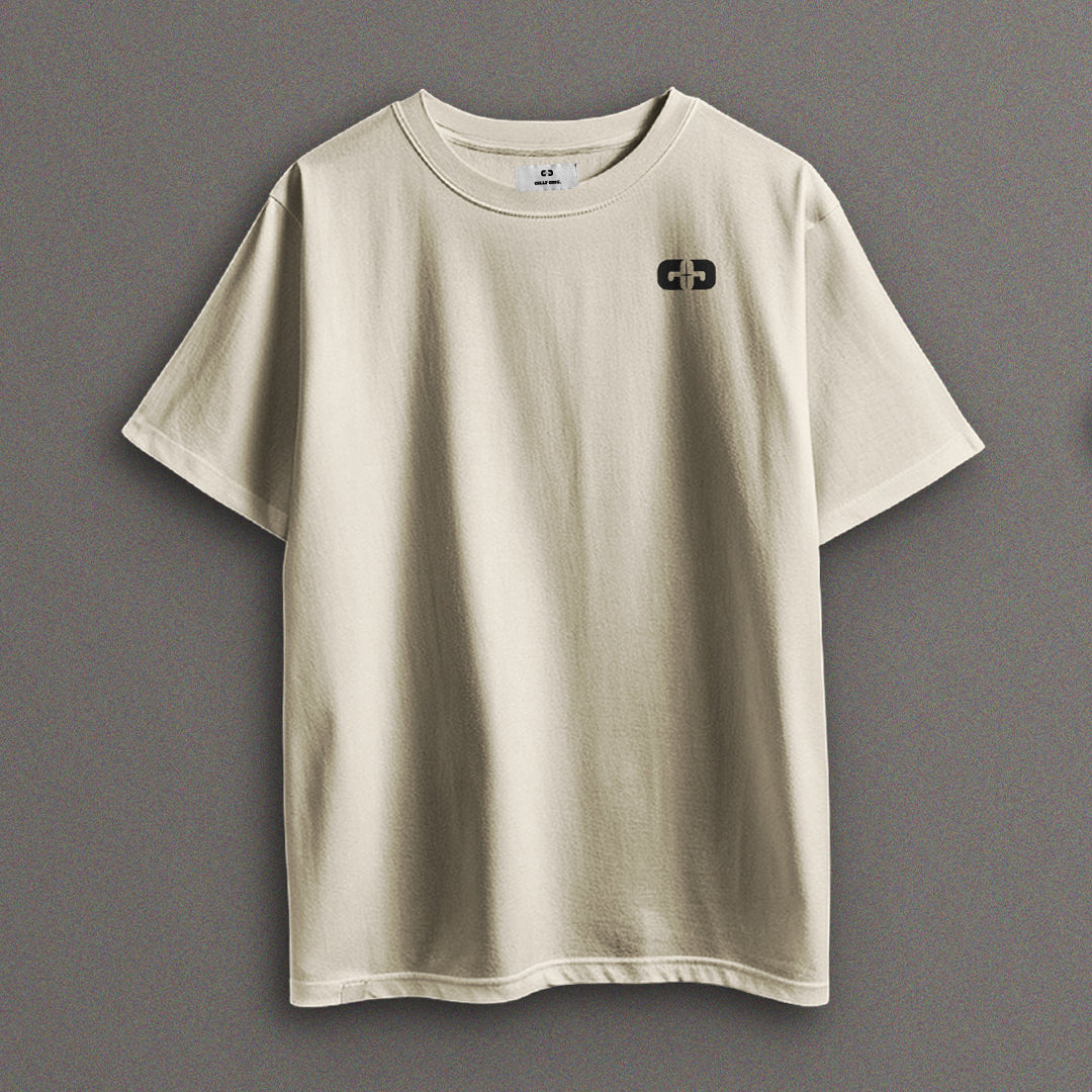 Streetwear Beige Acid Wash T-Shirt – GULLYGODS Edition