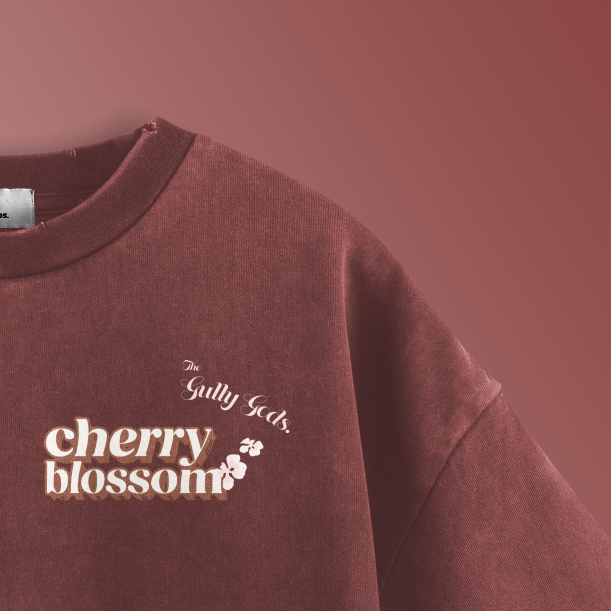 Streetwear Cherry Blossom Grey T-Shirt  – GULLYGODS Edition