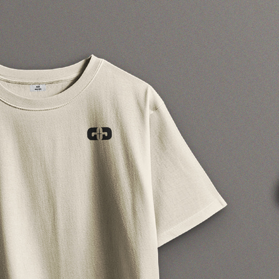 Streetwear Beige Acid Wash T-Shirt – GULLYGODS Edition
