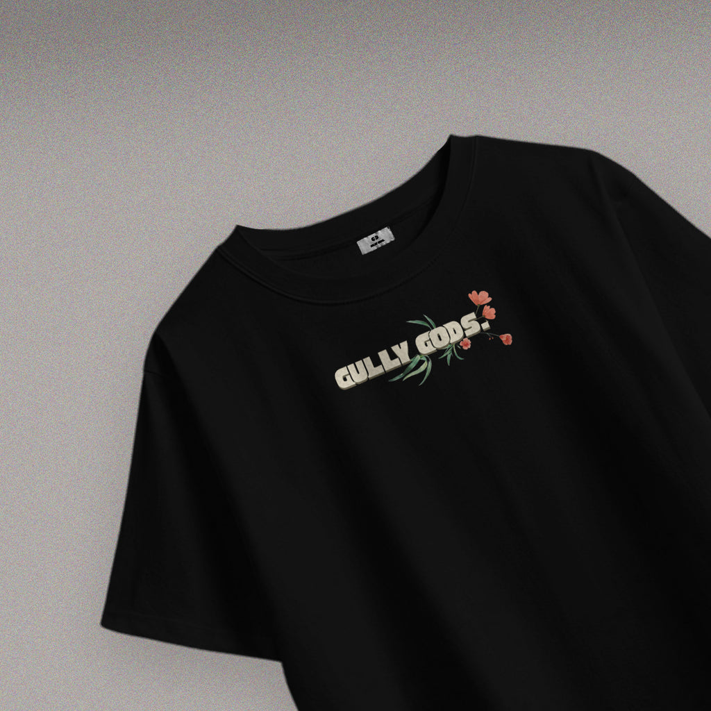 Streetwear Black T-Shirt – GULLYGODS Edition