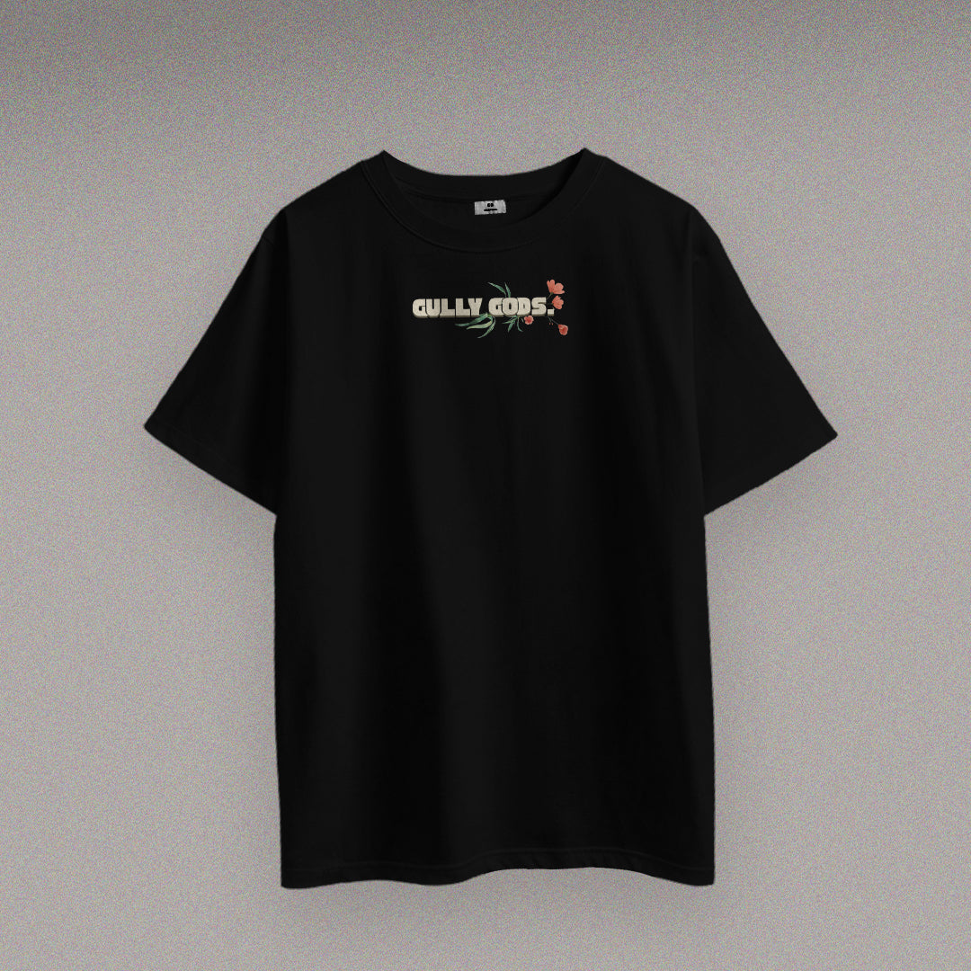 Streetwear Black T-Shirt – GULLYGODS Edition